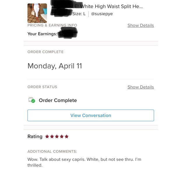 White High Waist Split Hem Skinny Capri Jeans Denim Pants - Picture 3 of 12